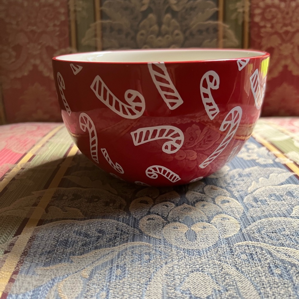 Adorable Candycane Bowl
